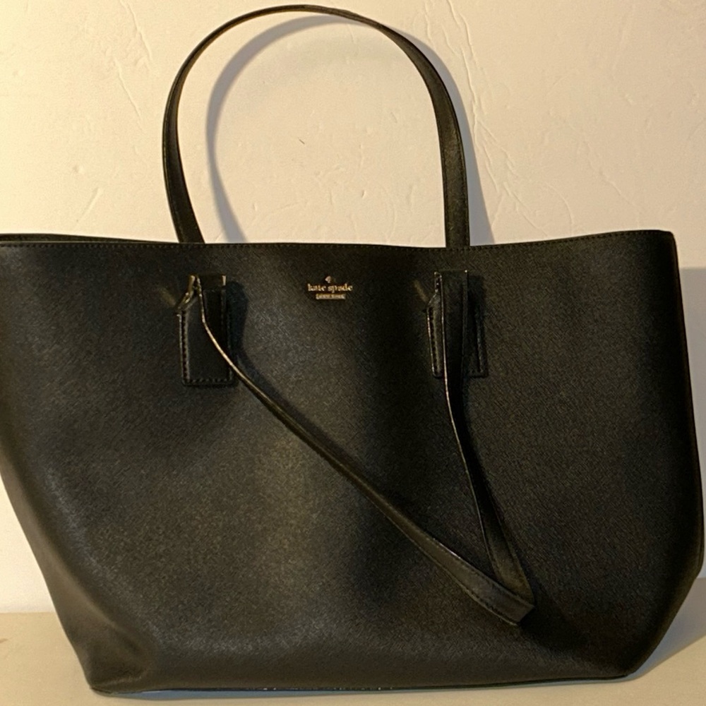 kate spade Black Leather Tote